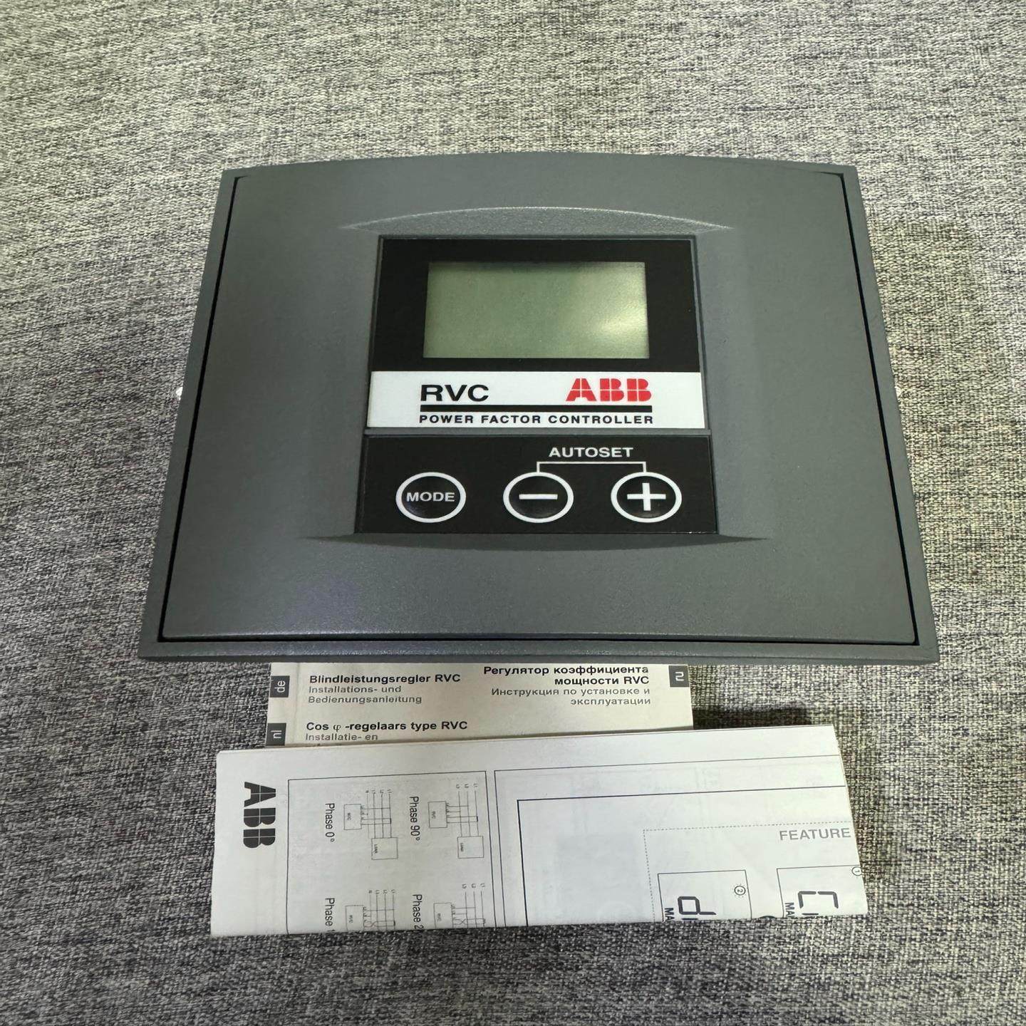 原装ABB功率因素控制器电容补偿控制表RVC12-1/5A--议价商品