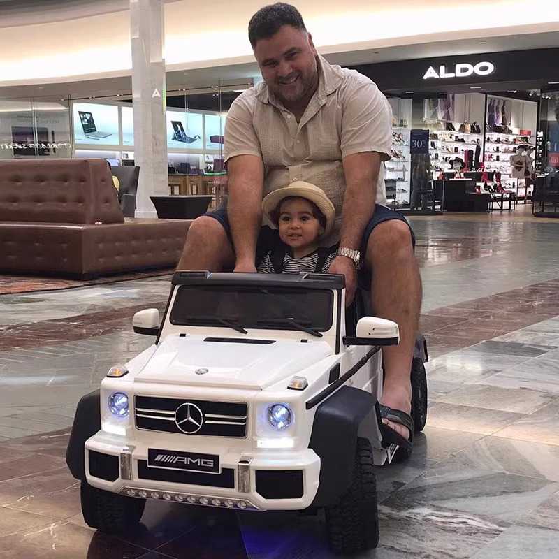 6轮奔驰大g儿童电动车四轮遥控汽车玩具车可坐大人小孩宝宝亲