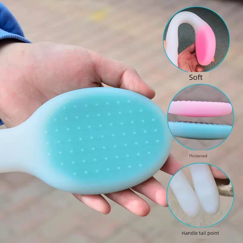硅胶经络拍打器加厚软内胆全身捶背器开背养生健康拍痧掌敲打棒