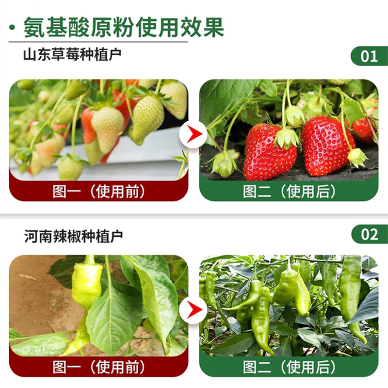氨基酸原粉果树蔬菜农用多元素含氨基酸水溶肥有机肥冲施叶面肥