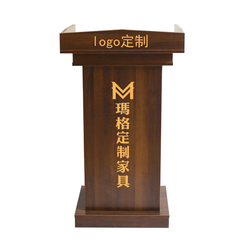 木质新款实木演讲台发言台迎宾台导购台接待台礼宾台讲台桌泊车台