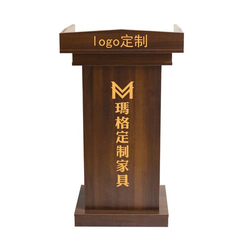 木质新款实木演讲台发言台迎宾台导购台接待台礼宾台讲台桌泊车台
