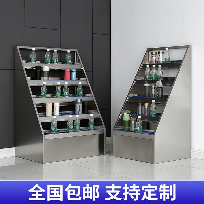 不锈钢水杯柜员工水杯架工厂车间茶杯架子储物放杯柜茶杯存放架