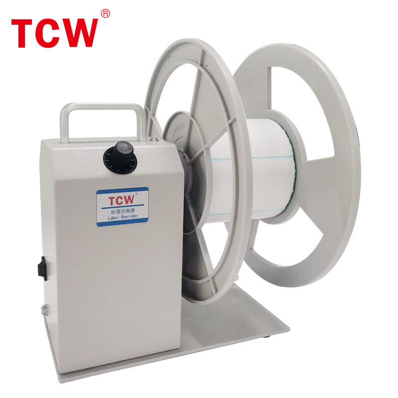TCW-T5自动标签回卷机自动条码回卷机纸洗水码收卷机器打印配件收