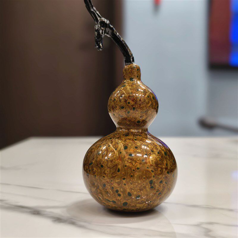 漆艺非遗手工大漆小葫芦挂件车挂工艺品漆器中国风特色礼品送老外