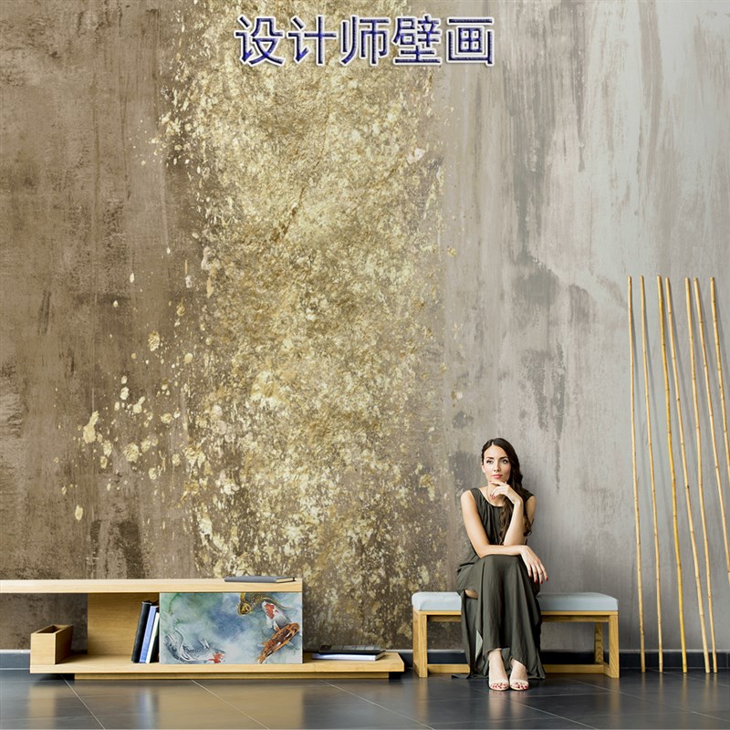 北欧艺术现代轻奢高级感壁纸鎏金浮雕墙布客厅会所背景墙纸3d壁画