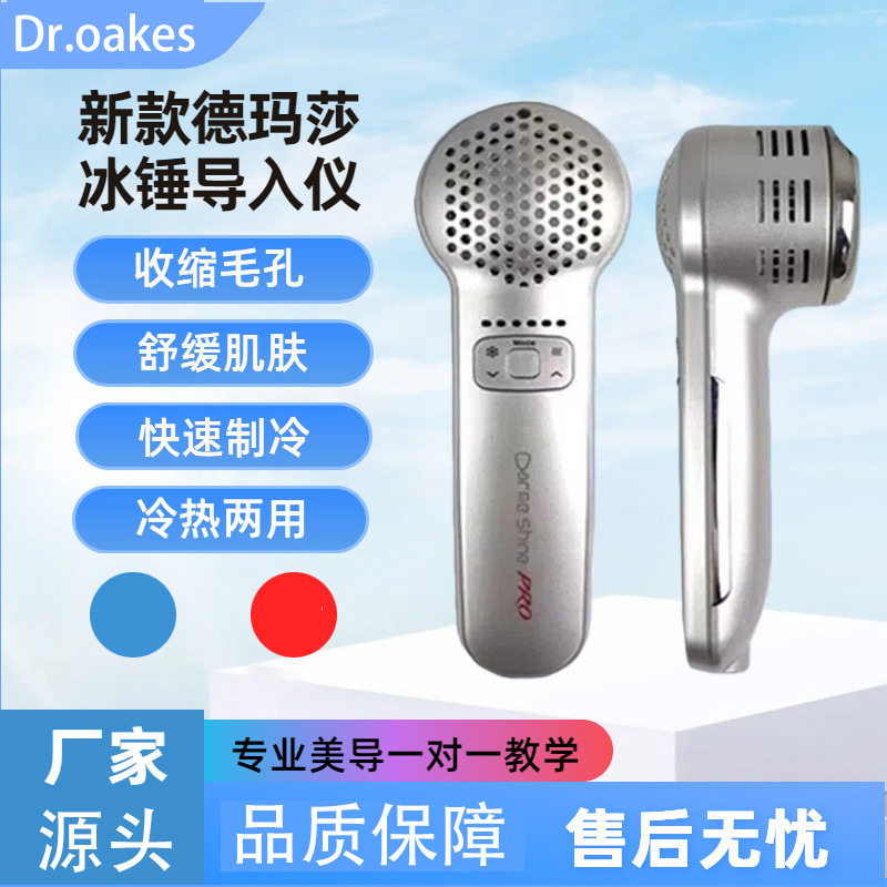 德玛莎冰锤冷敷热敷助吸收精华导入仪收缩毛孔舒缓红肿美容院家用