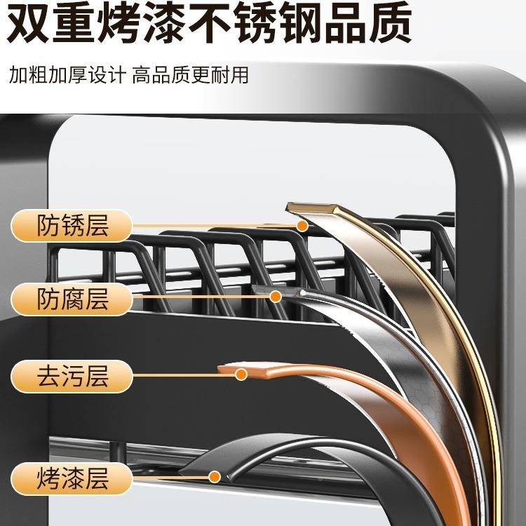 厨房物架碗碟碗收纳架沥水架用多家功能放盘碗架4051碗架碗筷收置