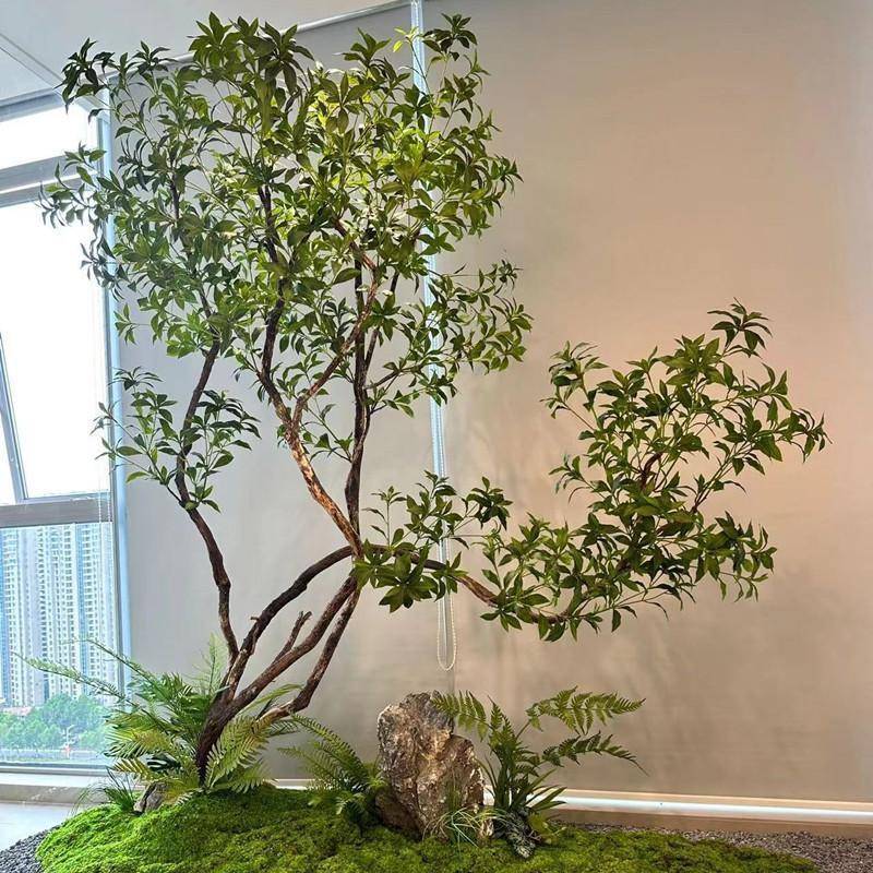 植物AL101294仿真绿植仿真树假树装饰景布置造景景观门店橱窗场内