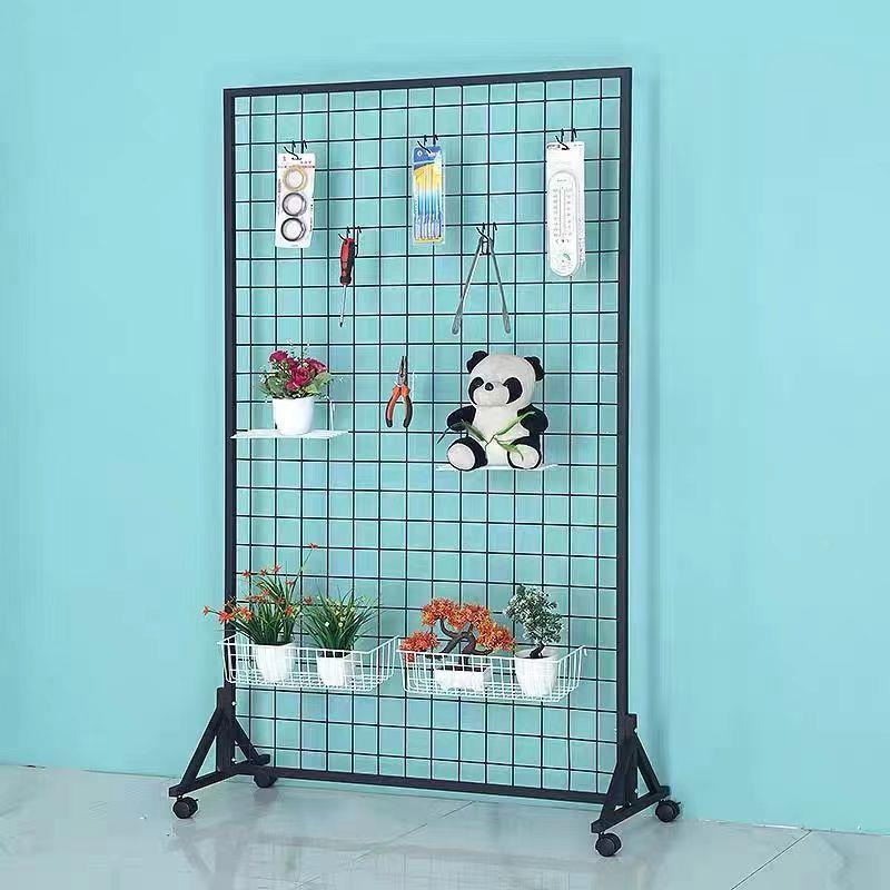 艺网格折工叠式53609064展示架幼儿园美区作品书法画展网架铁立移