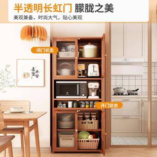 餐WLN边厨房橱柜出租房碗柜小户型筷收纳柜客厅碗置物架柜落地子
