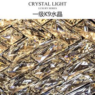 现具代简约气主卧大 后现代轻水晶客厅XD131吸顶灯设计师灯奢新款