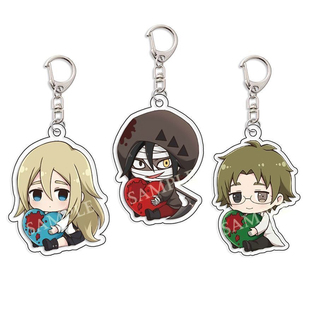 动漫周边杀戮的天使卡通亚克力钥匙扣瑞吉儿札克丹尼艾迪凯西葛雷