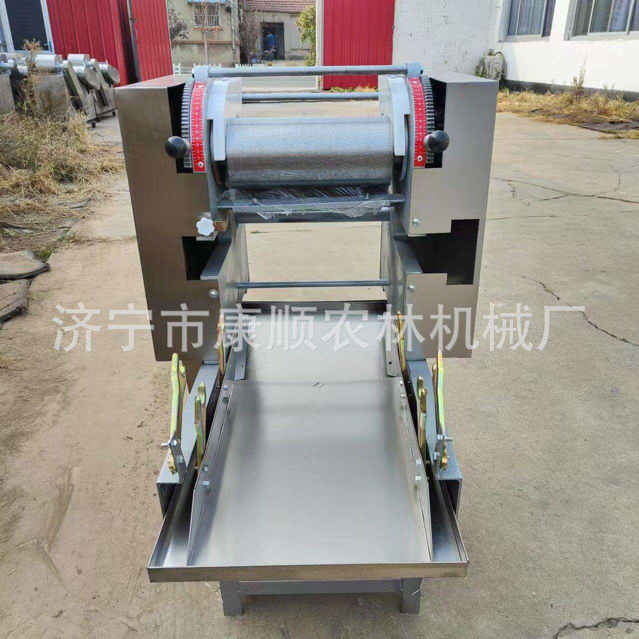 鸡胸肉切块切丁机 1000型输送带切丁片丝机 面条压面机多少钱