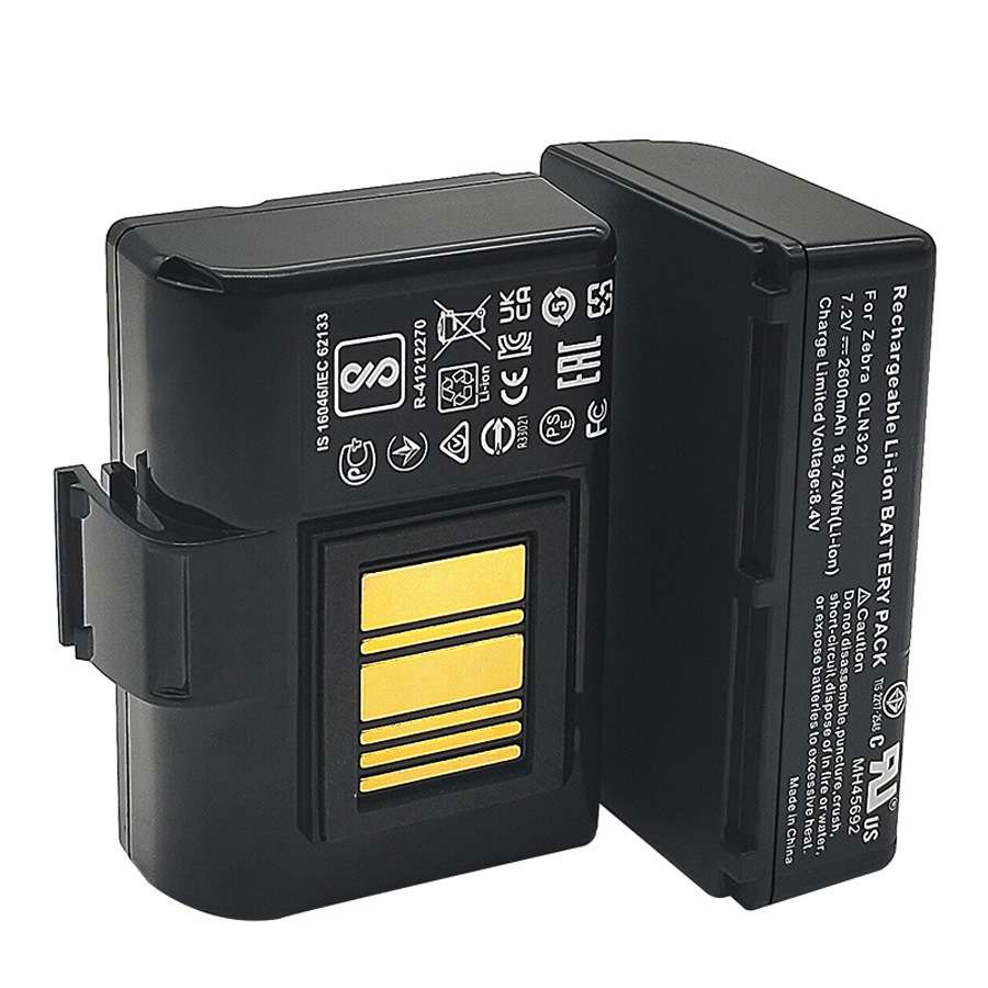 适用Zebra QLN320 QZ500打印机电池P1023901