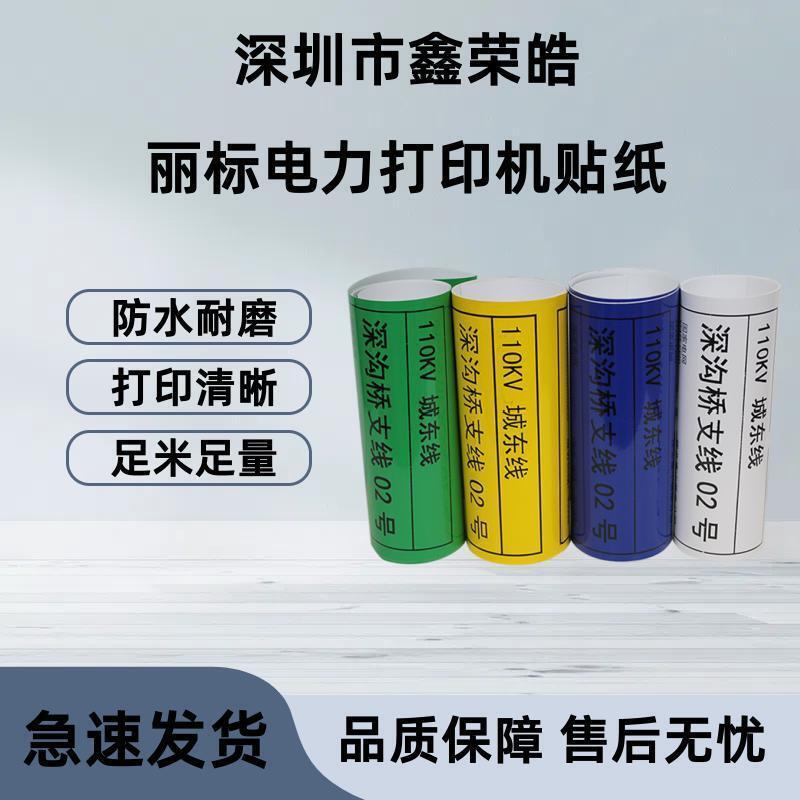 丽标KB3000原装宽幅打印机贴纸标签纸电力电信220/260/300mm*20m