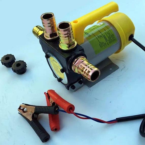 富宇四孔油泵厂家直销电动柴油泵24V/12V垂直抽油泵新款FY-608