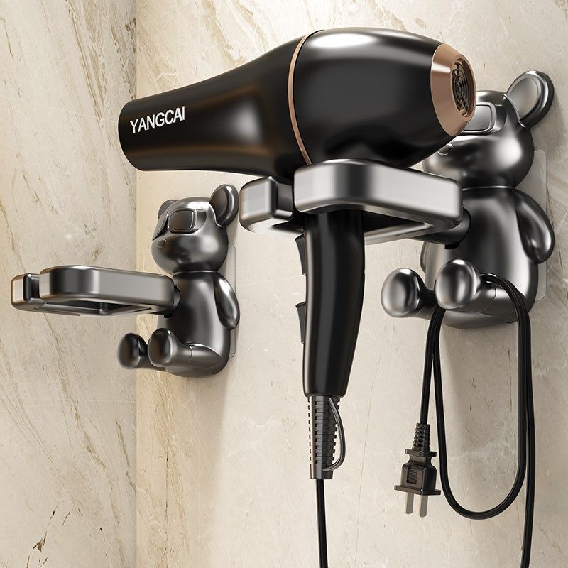 吹风机置物架免打孔壁挂式卫生间电吹风挂架浴室墙上风筒收纳架子,家庭/个人清洁工具,吹风机置物架,淘宝优惠券,粉丝福利购,淘宝优惠卷