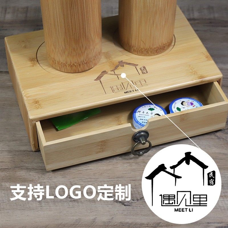 复古酒店宾馆民宿商用一次性卫生间浴室洗漱用品纸巾多功能收纳盒,收纳整理,桌面收纳盒,淘宝优惠券,粉丝福利购,淘宝优惠卷