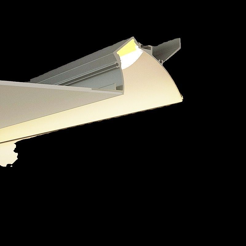 反光灯槽铝型材悬浮吊顶洗墙灯室内腰线回光返光天花半圆槽线性灯,家装灯饰光源,线性灯,淘宝优惠券,粉丝福利购,淘宝优惠卷