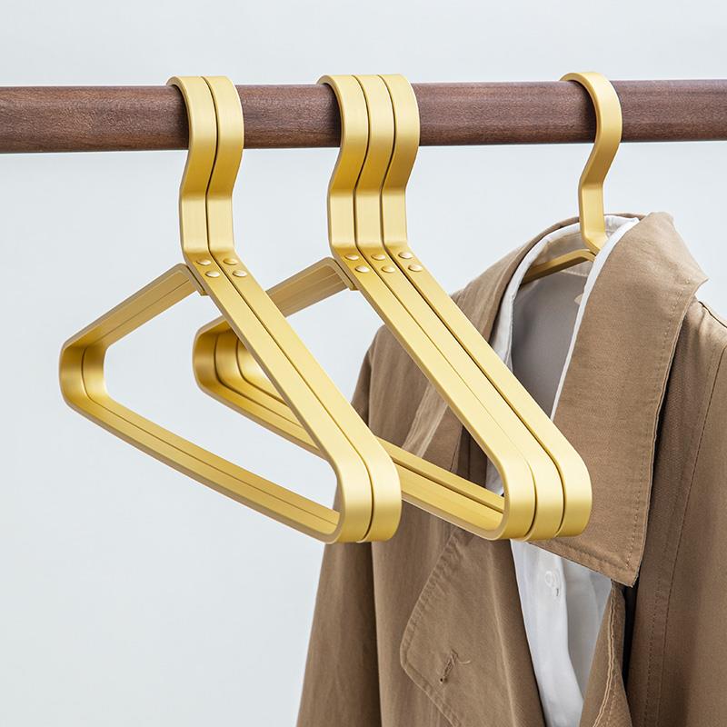 衣架太空铝合金家用衣挂轻奢晾衣挂衣无痕衣架子晒衣服衣撑挂衣架