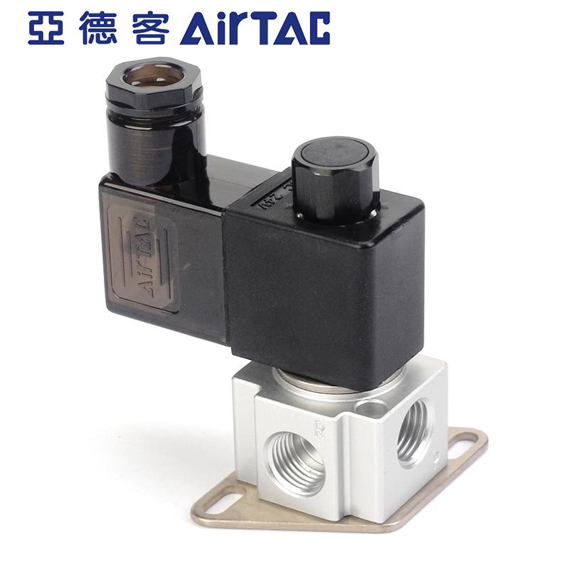亚德客气动负压真空电磁m阀换向阀控制气阀3V2 3V3-08-NC 24V 220