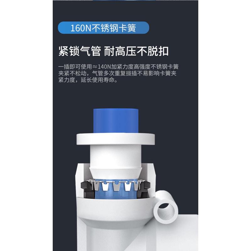气动气管快速d接头快插接头螺纹弯头PL8-02 /4-M5 /6-01 /10-03/1