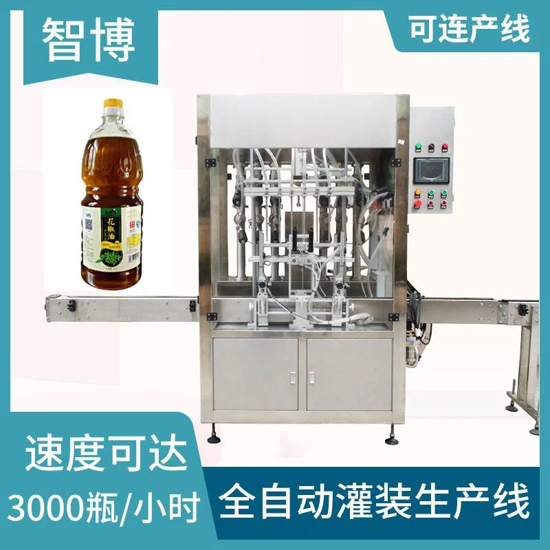单头双头高速液体灌装机 花椒油瓶装灌装机 全自动液体酱料灌装机