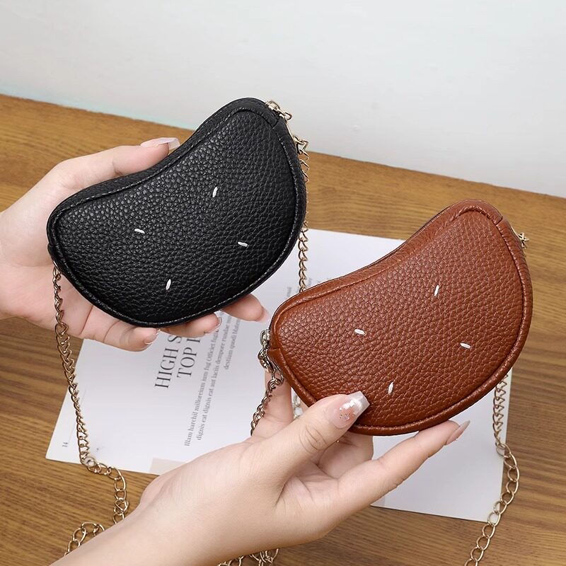 mini小众迷你零钱包多巴胺豌豆包钥匙包口红收纳斜挎小包耳机包包