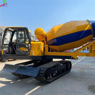 建筑施工用搅拌罐车 运车 水泥混凝土履带运输车 地面修建砂浆装