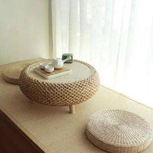 榻榻米茶几飘窗小桌子炕桌卧室家用简约窗台地矮桌藤编家具可储物