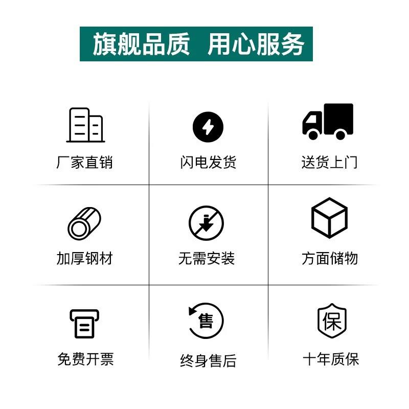 办公桌下柜移动文件柜铁皮矮柜三抽屉储物柜活动柜带锁钢制小柜子