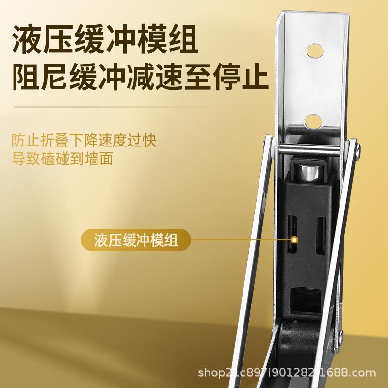 缓冲叠折比利角灶支架托架加厚不锈三钢柴火活动隔板置物架支DRD