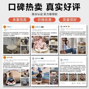 万向轮小凳子家用小型板凳滑轮矮凳客厅带娃移动坐凳美缝椅子