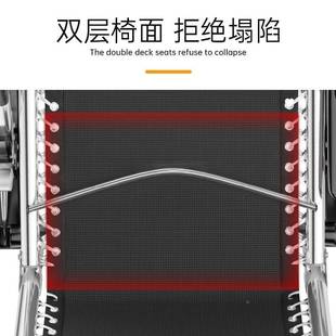 店铺 椅折 躺叠椅子午休VKI床椅午睡椅子公室懒人靠背椅陪办护
