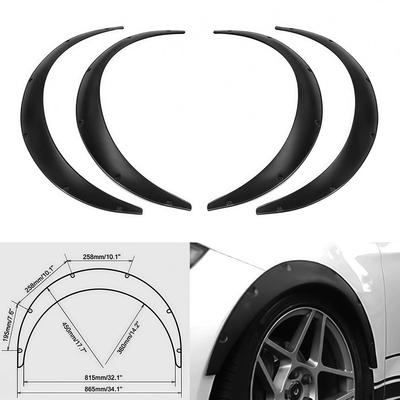 跨境汽车通用改装宽体轮眉 轿车SUV越野车适用加宽装饰轮眉挡泥板