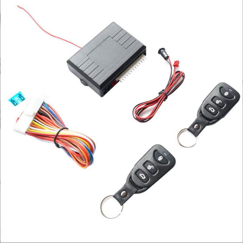 12V-24V汽车中控锁免钥匙进入keyless Entry遥控开关锁带开尾箱