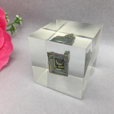 化学元素周期表水晶胶内埋元素周期表立方单体亚克力实物玻璃方块