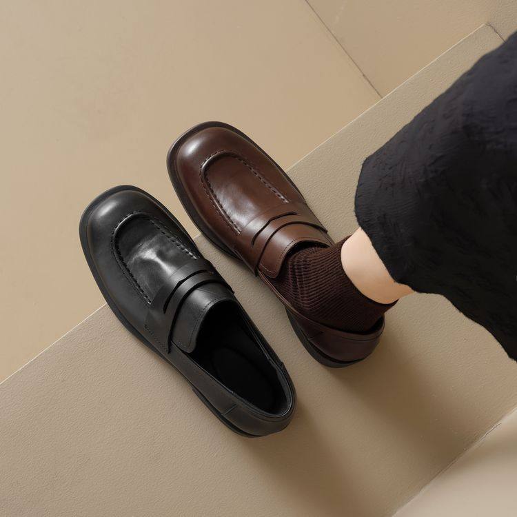 巨好穿不累脚法式深口单鞋2025春季复古里外全皮气质百搭小皮鞋女,户外/登山/野营/旅行用品,登山鞋/徒步鞋,淘宝优惠券,粉丝福利购,淘宝优惠卷