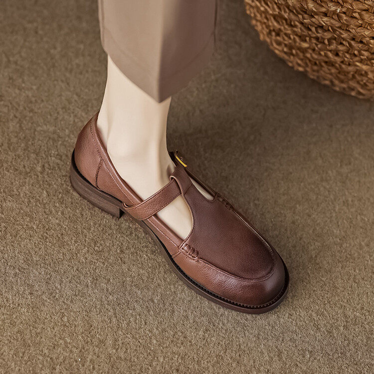 里外真皮~平底复古玛丽珍女鞋浅口单鞋女2025新款春秋软底豆豆鞋~,户外/登山/野营/旅行用品,登山鞋/徒步鞋,淘宝优惠券,粉丝福利购,淘宝优惠卷