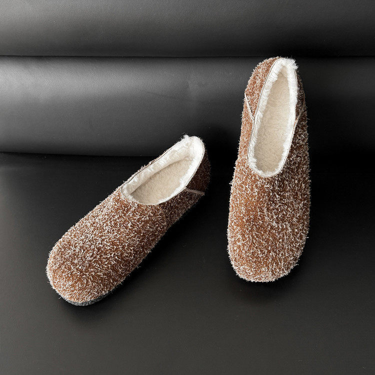 复古勃肯鞋女外穿2025秋冬一脚蹬平底加绒保暖毛毛鞋棉鞋懒人鞋,户外/登山/野营/旅行用品,登山鞋/徒步鞋,淘宝优惠券,粉丝福利购,淘宝优惠卷