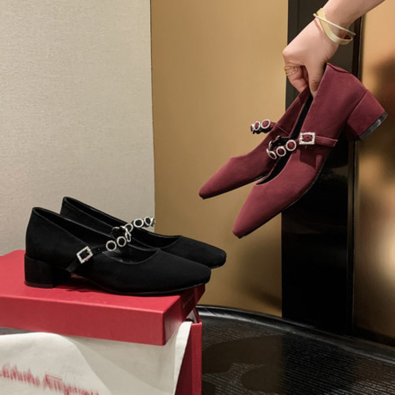 法式复古玛丽珍鞋女2026新款真皮粗跟方头浅口单鞋一字带小皮鞋,户外/登山/野营/旅行用品,登山鞋/徒步鞋,淘宝优惠券,粉丝福利购,淘宝优惠卷