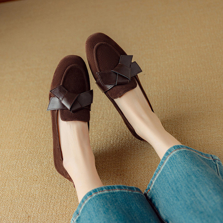 复古风磨砂蝴蝶结乐福鞋女春一脚蹬软底低跟单鞋羊皮豆豆鞋小皮鞋,户外/登山/野营/旅行用品,登山鞋/徒步鞋,淘宝优惠券,粉丝福利购,淘宝优惠卷