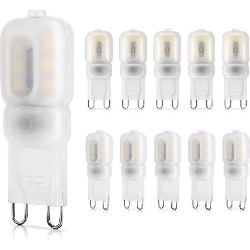 可调光G9贴片灯珠led玉米灯珠 220V高亮PC灯罩灯珠光源厂家