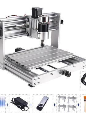 激光雕刻机CNC3018max小型数控雕刻机 DIY迷你激光雕刻机三轴雕刻