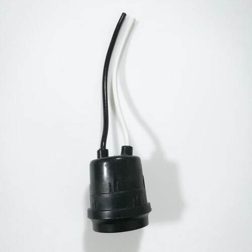 4A250V户外防水灯头 带线灯头 E27螺口吊灯黑色灯头EGE-T175-IP20