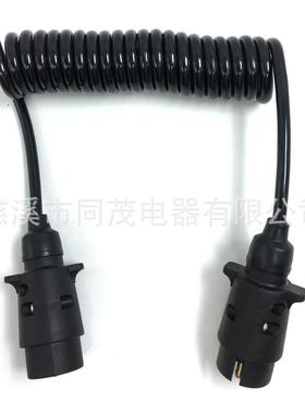 TM1101 7针12伏带线拖车连接插头卡车线缆卷线房车连接器