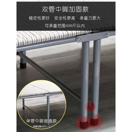 海棉折叠床简易免安装木板办公室陪护单人午睡家用护腰硬板午休床