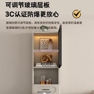 岩板沙发边柜收纳柜客厅家用角几柜置物架现代简约网红小茶几边几
