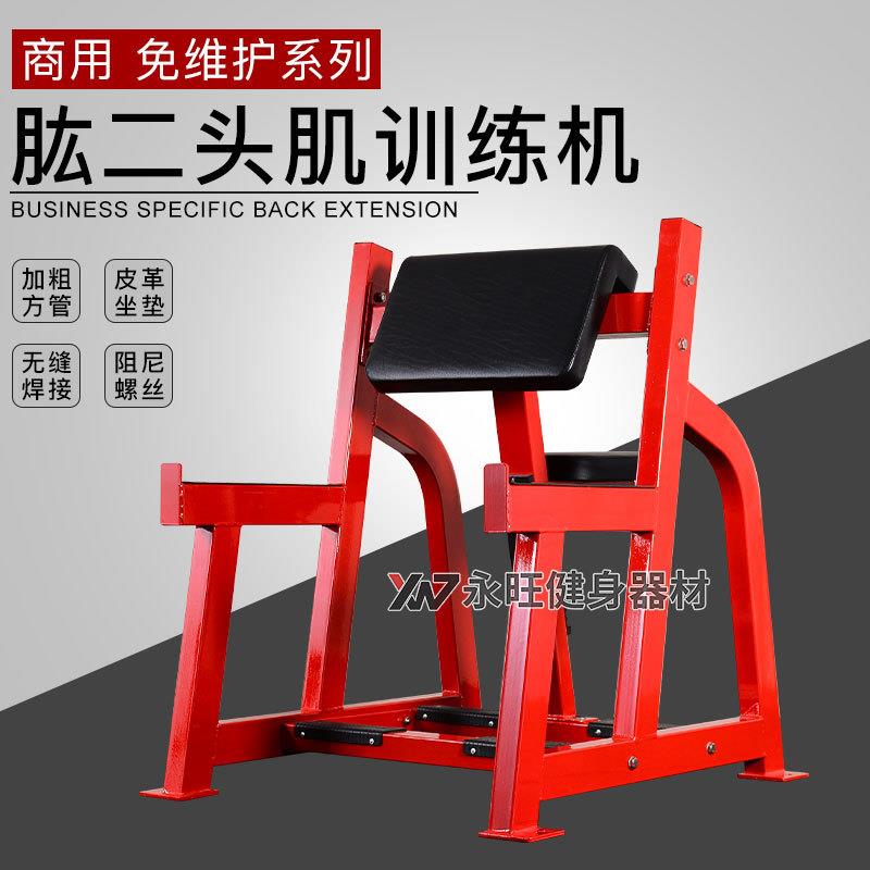 德州室内健身房健身器材械肱二头肌训练机牧师椅二头肌训练架私教